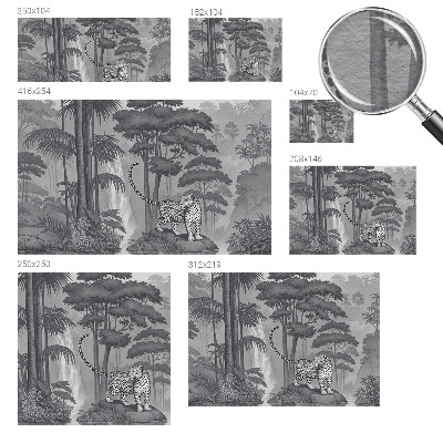 Modern fotótapéta Trópusi dzsungel