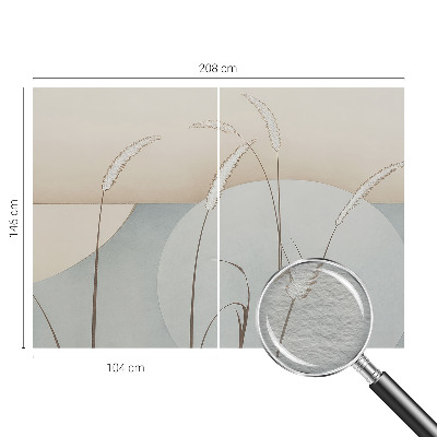 Vlies fotótapéta Gyengéd füvek