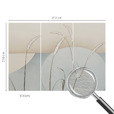 Vlies fotótapéta Gyengéd füvek