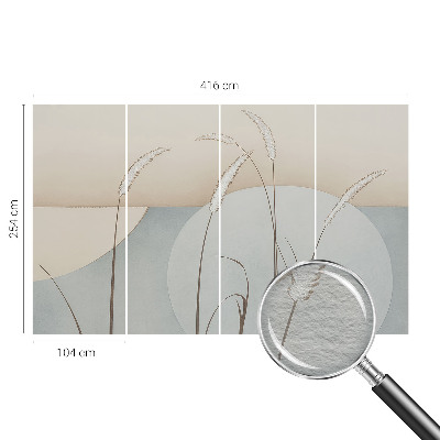 Vlies fotótapéta Gyengéd füvek