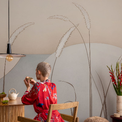 Vlies fotótapéta Gyengéd füvek