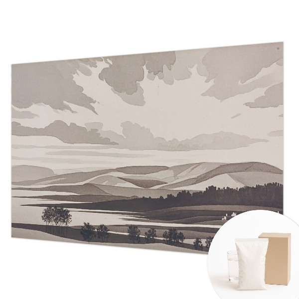 Vlies fotótapéta hálószobába Egy békés táj