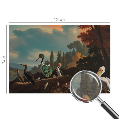 Flíz fotótapéta Festői madarak