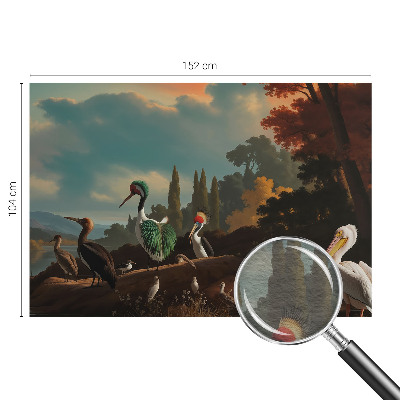 Flíz fotótapéta Festői madarak