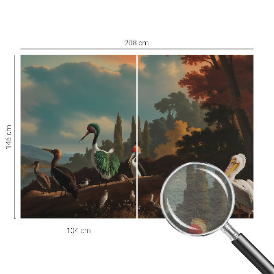 Flíz fotótapéta Festői madarak