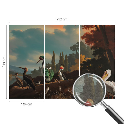 Flíz fotótapéta Festői madarak