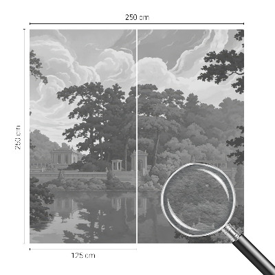 Vlies fotótapéta nappaliba Természetes táj