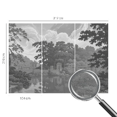 Vlies fotótapéta nappaliba Természetes táj