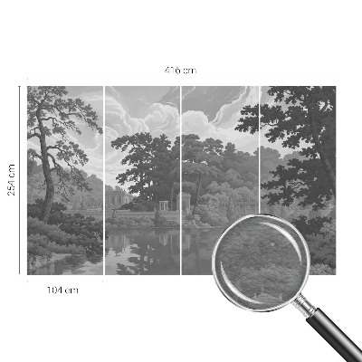 Vlies fotótapéta nappaliba Természetes táj