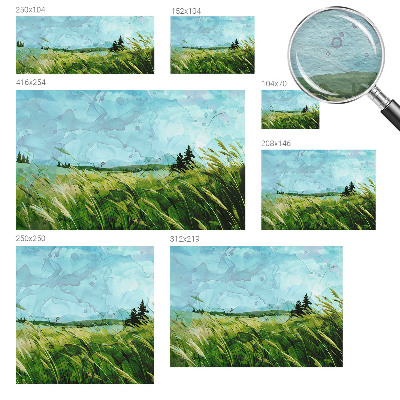 Prémium vlies fotótapéta Zöld tájak