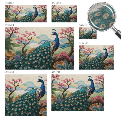 Nyomtatott vlies fotótapéta Egzotikus szépség