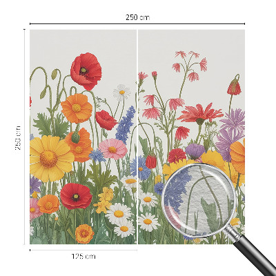 Fali poszter tapéta Virágos rét