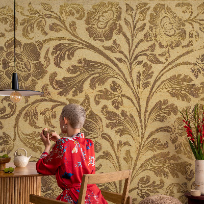 Fotótapéta méretre nappaliba Virágminta