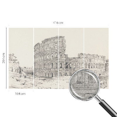 Fotótapéta méretre hálószobába Ősi romok