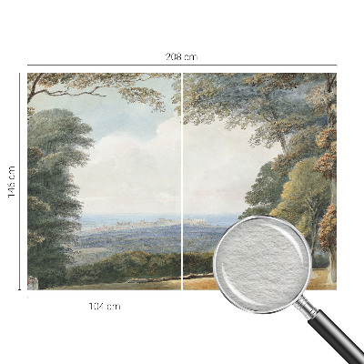 Vlies fotótapéta nappaliba Erdős táj