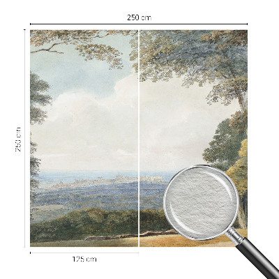 Vlies fotótapéta nappaliba Erdős táj