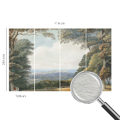 Vlies fotótapéta nappaliba Erdős táj