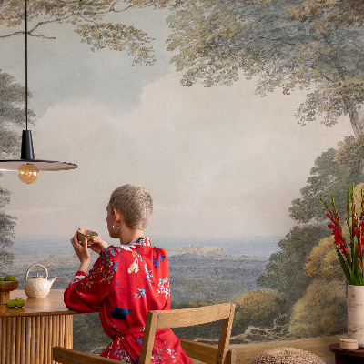 Vlies fotótapéta nappaliba Erdős táj