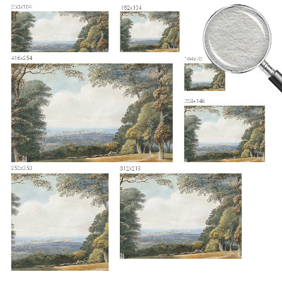 Vlies fotótapéta nappaliba Erdős táj