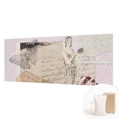 Vlies fotótapéta hálószobába Nosztalgikus kollázs