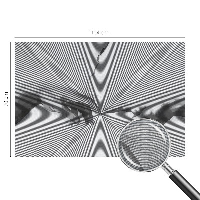 Poszter tapéta Hipnotikus kezek