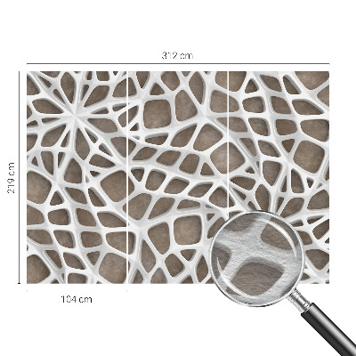 Vlies fotótapéta nappaliba Csipkeháló