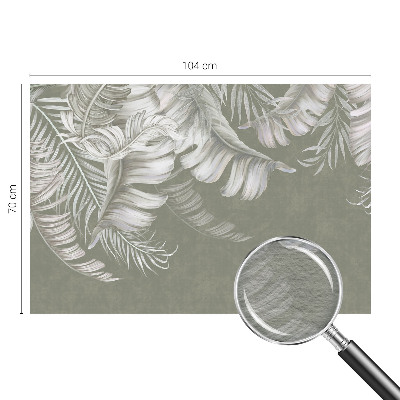 Vlies fotótapéta hálószobába Finom levelek