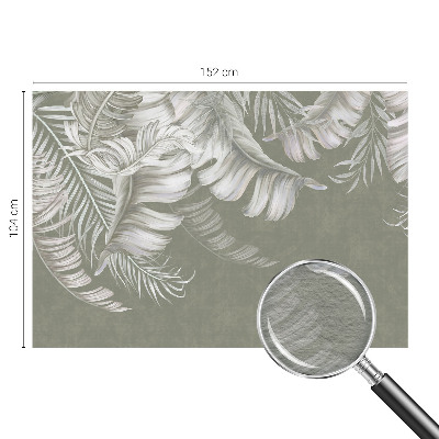 Vlies fotótapéta hálószobába Finom levelek