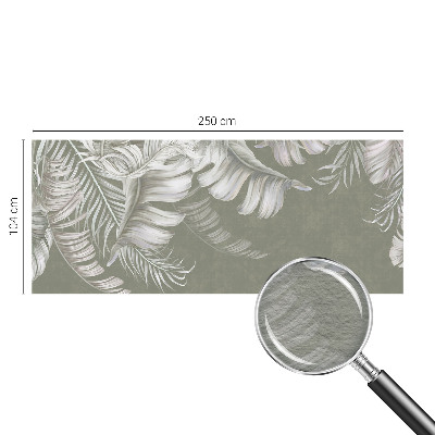 Vlies fotótapéta hálószobába Finom levelek