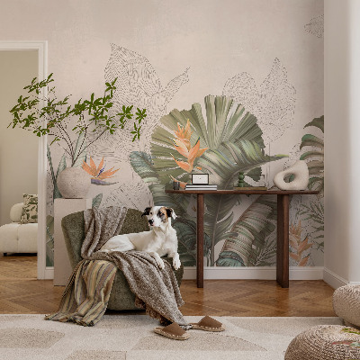 Prémium vlies fotótapéta Trópusi virágok