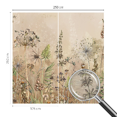 Poszter tapéta Rusztikus virágok