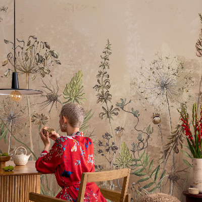 Poszter tapéta Rusztikus virágok