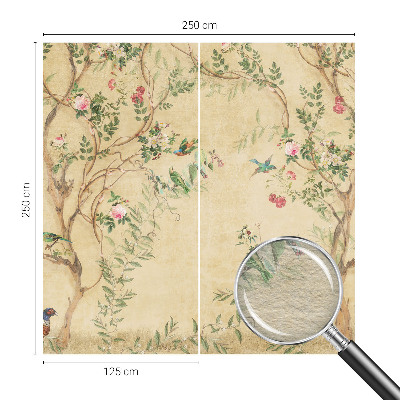 Poszter tapéta falra Virágos díszítések