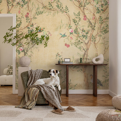 Poszter tapéta falra Virágos díszítések