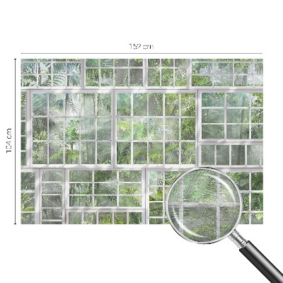 Fotótapéta méretre Zöld erdő