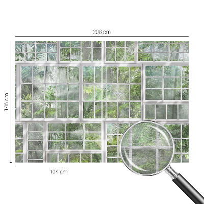 Fotótapéta méretre Zöld erdő