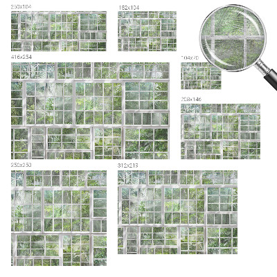 Fotótapéta méretre Zöld erdő