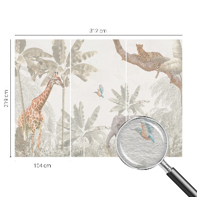 Fotótapéta méretre nappaliba Trópusi oázis