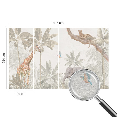 Fotótapéta méretre nappaliba Trópusi oázis