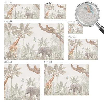 Fotótapéta méretre nappaliba Trópusi oázis