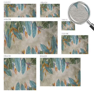 Dekor fotótapéta Trópusi virágok