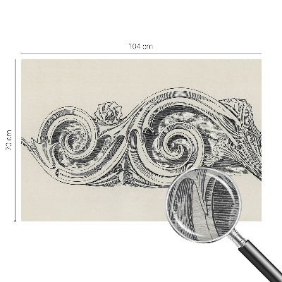 Dekoratív fotótapéta nappaliba Növényi dísz