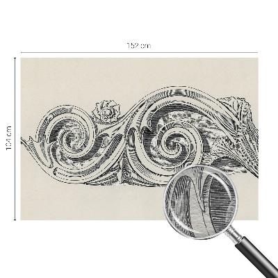 Dekoratív fotótapéta nappaliba Növényi dísz