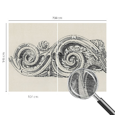 Dekoratív fotótapéta nappaliba Növényi dísz