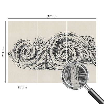 Dekoratív fotótapéta nappaliba Növényi dísz