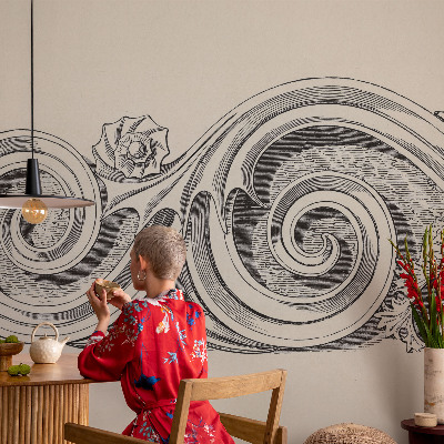 Dekoratív fotótapéta nappaliba Növényi dísz