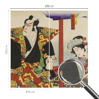 Vlies fotótapéta nappaliba Japán színház