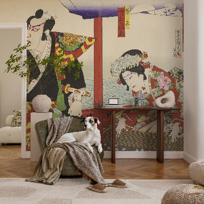 Vlies fotótapéta nappaliba Japán színház