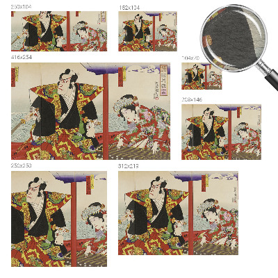 Vlies fotótapéta nappaliba Japán színház