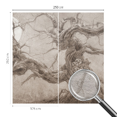 Vlies fotótapéta hálószobába Éjszakai madarak